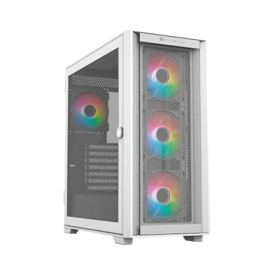 Gabinete Gamer Balam Rush Carbono Twin Mate 9000 - Torre - E-ATX/ATX/Micro ATX/Mini ITX - 4x Ventiladores - Panel Lateral - Blanco - BR-938761 Gabinete Gamer Balam Rush Carbono Twin Mate 9000 - Torre - E-ATX/ATX/Micro ATX/Mini ITX - 4x Ventiladores - Panel Lateral - Blanco - BR-938761