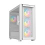Gabinete Gamer Balam Rush Carbono Twin Mate 8000 - Media Torre - Micro ATX/Mini ITX - 4x Ventiladores - Panel Lateral - Blanco - BR-938785