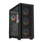 Gabinete Gamer Balam Rush Carbono Twin Mate 7000 - Media Torre - ATX/Micro ATX/Mini ITX - 4x Ventiladores - Panel Lateral - Negro - BR-938792