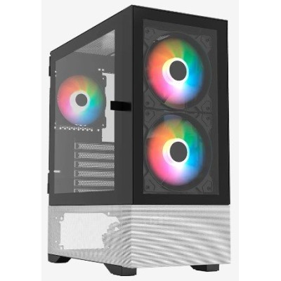 Gabinete Gamer Balam Rush Nitrox Crystal 5500 CBW - Media Torre - ATX/M-ATX/Mini-ITX - 3 Ventiladores - Panel Lateral - BR-938921