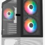 Gabinete Gamer Balam Rush Nitrox Crystal 5500 CBW - Media Torre - ATX/M-ATX/Mini-ITX - 3 Ventiladores - Panel Lateral - BR-938921