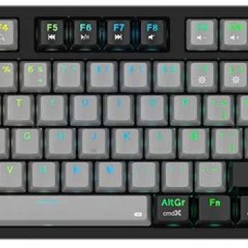 Teclado Gamer Balam Rush Level Pro GK990 Inalámbrico RGB Switch Rojo