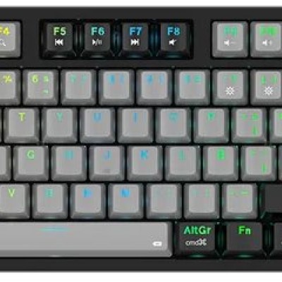 Teclado Gamer Balam Rush Level Pro GK990 - Inalámbrico - Gris con Negro - RGB - Switch Rojo - BR-940368 Teclado Gamer Balam Rush Level Pro GK990 - Inalámbrico - Gris con Negro - RGB - Switch Rojo - BR-940368