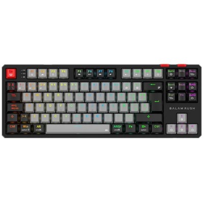 Teclado Gamer Balam Rush Level Pro GK990 - Inalámbrico - Gris con Negro - RGB - Switch Rojo - BR-940368 Teclado Gamer Balam Rush Level Pro GK990 - Inalámbrico - Gris con Negro - RGB - Switch Rojo - BR-940368