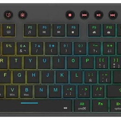 Teclado Gamer Balam Rush Dominate Expert GK959 - Inalámbrico - Negro - RGB - Switch Café - BR-940405 Teclado Gamer Balam Rush Dominate Expert GK959 - Inalámbrico - Negro - RGB - Switch Café - BR-940405