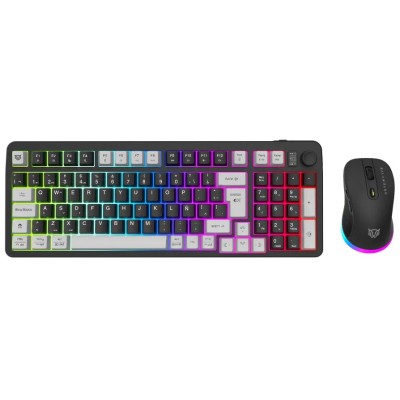 Kit Gamer Balam Rush Squad Conquest Pro KG525 - Teclado - Mouse - Negro - RGB - BR-940429