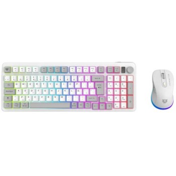 Kit Gamer Balam Rush Squad Conquest Pro KG525 - Teclado - Mouse - Alámbrico - Blanco - BR-940436