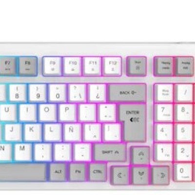 Kit Gamer Balam Rush Squad Conquest KG515 - Teclado - Mouse - RGB - Blanco - BR-940450 Kit Gamer Balam Rush Squad Conquest KG515 - Teclado - Mouse - RGB - Blanco - BR-940450