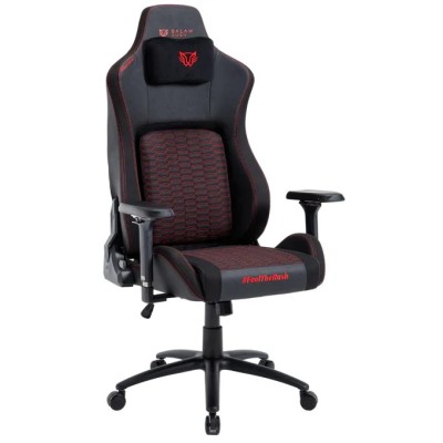 Silla Gamer Balam Rush Ultimate Superb U7 - Hasta 150kg - Negro con Rojo - BR-940498