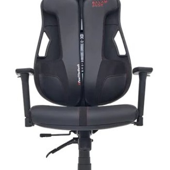 Silla Gamer Balam Rush Bolt PA - Soporte 150kg - Negro con Rojo - Modelo BR-940528
