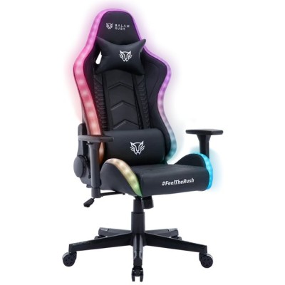 Silla Gamer Balam Rush Lightning Rush V2 - Hasta 150kg - Negro - RGB - BR-940566