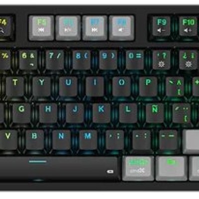 Teclado Gamer Balam Rush Level Pro GK990 - Inalámbrico - RGB - Negro con Gris - Switch Rojo - BR-940672 Teclado Gamer Balam Rush Level Pro GK990 - Inalámbrico - RGB - Negro con Gris - Switch Rojo - BR-940672