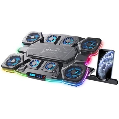 Base Enfriadora Balam Rush Eolox Cryotech EF780 - Hasta 17" - 8x Ventiladores - RGB - BR-941112 Base Enfriadora Balam Rush Eolox Cryotech EF780 - Hasta 17" - 8x Ventiladores - RGB - BR-941112