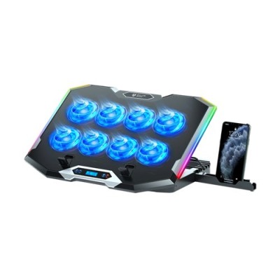 Base Enfriadora Balam Rush Eolox Frost Pro EF760 - 17" - Ajustable - RGB - Soporte para Celular - BR-941129 Base Enfriadora Balam Rush Eolox Frost Pro EF760 - 17" - Ajustable - RGB - Soporte para Celular - BR-941129