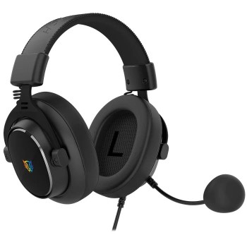 Diadema Gamer Balam Rush Aviator Expert HA777 - Alámbrico - 3.5mm - Micrófono - Negro - RGB - BR-941143