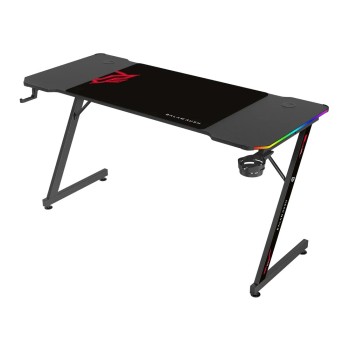 Escritorio Gamer Balam Rush Olympus Spot Glow MRX6000 - 140x60cm - Hasta 100kg - Negro - BR-941396