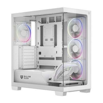 Gabinete Gamer Balam Rush TANK POLAR 7900 - Media Torre - ATX/Micro ATX/Mini ITX - Panel Lateral - Blanco - BR-941488 Gabinete Gamer Balam Rush TANK POLAR 7900 - Media Torre - ATX/Micro ATX/Mini ITX - Panel Lateral - Blanco - BR-941488