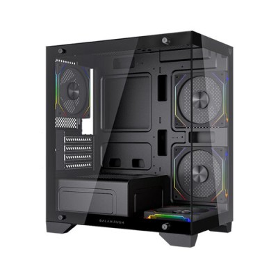 Gabinete Gamer Balam Rush Tank Perform 3600 - Mini Torre - Micro-ATX/ITX - 4 Ventiladores - Panel Lateral - BR-941631 Gabinete Gamer Balam Rush Tank Perform 3600 - Mini Torre - Micro-ATX/ITX - 4 Ventiladores - Panel Lateral - BR-941631