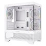 Gabinete Gamer Balam Rush Tank Perform 3200 Legend - Mini Torre - Micro ATX/ITX - 3 Ventiladores - Panel Lateral - Blanco - BR-941662