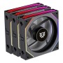 Ventilador Balam Rush Eolox Link-R EXL95R - 120mm - 4 pin - Negro - RGB - 3 Piezas - BR-942102