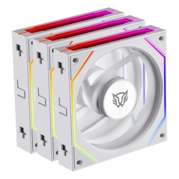 Ventilador Balam Rush Eolox Link-R EXL95R - 120mm - 4 pin - Blanco - RGB - 3 Piezas - BR-942119