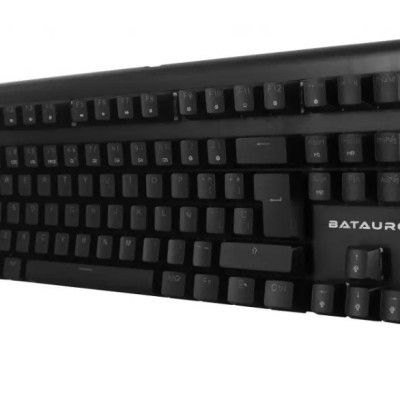 Teclado Gamer Batauro Aubrac - Alámbrico - Español - RGB - Switch Azul - Negro - ABR-400-NBL