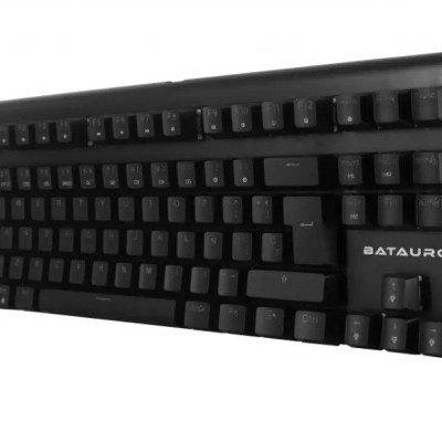 Teclado Gamer Batauro Aubrac - Alámbrico - Español - RGB - Switch Rojo - Negro - ABR-400-NRD