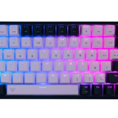 Teclado Gamer Batauro Boskar - Inalámbrico - Español - RGB - Switch Rojo - Negro - BKR-300-RD