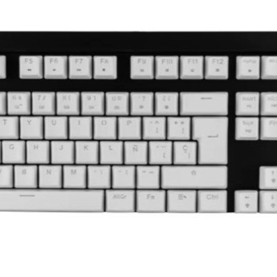 Teclado Gamer Batauro Beliarde - Alámbrico - Español - RGB - Switch Rojo - Negro con Blanco - BLD-500-NRD