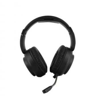 Diadema Gamer BATAURO GAURUS - Alámbrico - Micrófono - Negro con Gris - GUS-700-BK