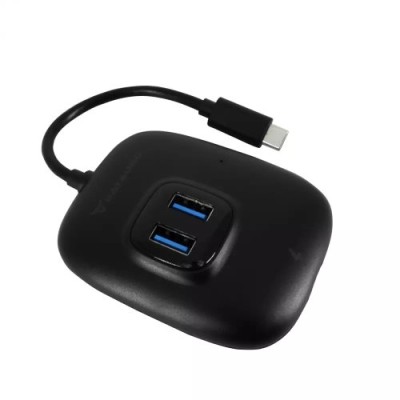 Hub USB Batauro HU-40 - USB-C a 4x USB-A - Negro - HU-40