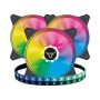 Kit de Ventiladores Batauro KRONE KIT - 120mm - 1100 RPM - Incluye Tira LED - ARGB - KRN-700-KIT
