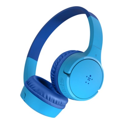 Diadema Belkin SoundForm Mini - Inalámbrico - Bluetooth - 3.5 mm - Azul - AUD002BTBL