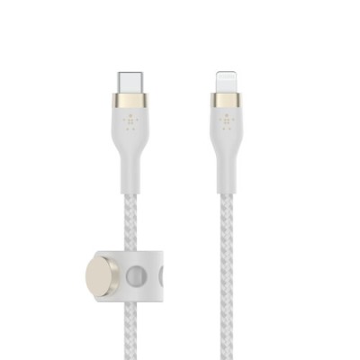 Cable Belkin BoostCharge Pro Flex - Lightning a USB-C - 2m - Blanco - CAA011BT2MWH