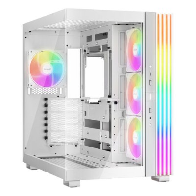 Gabinete Gamer be quiet! LIGHT BASE 600 LX White - Media Torre - ATX/M-ATX/Mini-ATX - 4 Ventiladores - Panel Lateral - Blanco - BGW68