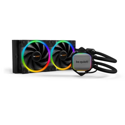 Enfriamiento Líquido be quiet! Pure Loop 2 FX - 2 Ventiladores - 2500 RPM - ARGB - Negro - BW013