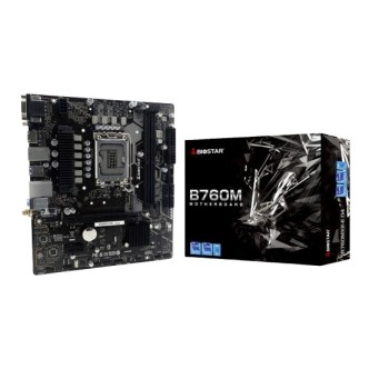 Tarjeta Madre Biostar B760MX2-E D4 - Socket 1700 - 2x DDR4 - 1866/3200/4400(OC) MHz - HDMI - VGA - USB 2.0 - Micro ATX - B760MX2-E D4