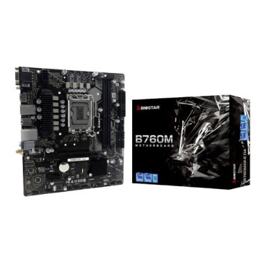Tarjeta Madre Biostar B760MX2-E D4 - Socket 1700 - 2x DDR4 - 1866/3200/4400(OC) MHz - HDMI - VGA - USB 2.0 - Micro ATX - B760MX2-E D4 Tarjeta Madre Biostar B760MX2-E D4 - Socket 1700 - 2x DDR4 - 1866/3200/4400(OC) MHz - HDMI - VGA - USB 2.0 - Micro ATX - B760MX2-E D4