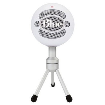 Micrófono Gamer Blue Snowball iCE - Alámbrico - USB - Blanco - 988-000070