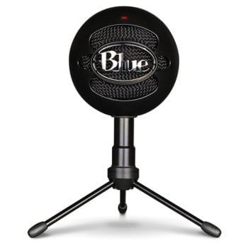 Micrófono Blue Snowball iCE - Alámbrico - USB - 1.83 mts - 44,1 kHz - Trípode - Negro - 988-000067