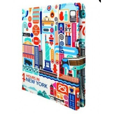 Funda para Tableta BRobotix 001635n - 7" - Libro - Universal - Teclado - Pluma - New York - 001635N