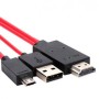 Cable BRobotix 017828 - HDMI - USB - Micro USB - Rojo - 017828
