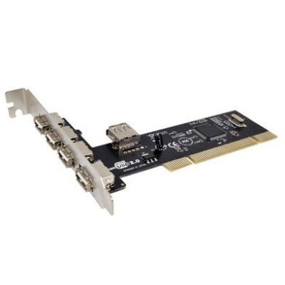 Tarjeta de Expansión BRobotix - PCI-Express - 4x USB 2.0 - 1x USB 2.0 Interno - 104727