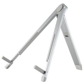 Soporte Plegable BROBOTIX Aluminio Ajustable para Smartphones y Tablets Modelo 180488