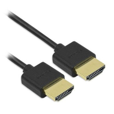 Cable de Video BRobotix 181312 - HDMI - Soporta 2K/4K - 36 AWG - Ultraslim - 3 Mts - 181312
