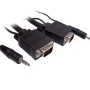 Cable SVGA BRobotix 321700 - Con Audio - Macho a Macho - Para Monitor - 30 Metros - 321700
