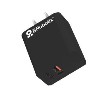 Cargador de Pared BRobotix 6005569 - 38W - USB-C/USB-A - 6005569