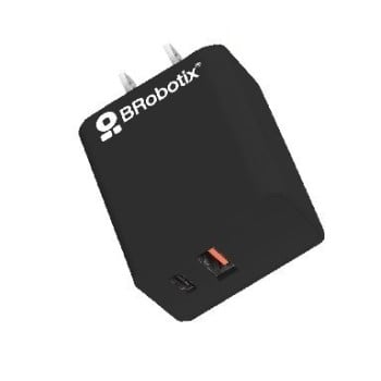 Cargador de Pared BRobotix 6005569 - 38W - USB-C/USB-A - 6005569 Cargador de Pared BRobotix 6005569 - 38W - USB-C/USB-A - 6005569