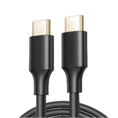 Cable USB-C BRobotix 6006061 - 2m - Negro - 6006061