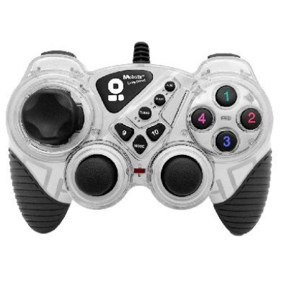 Control BRobotix RumblePad - Alámbrico - Blanco - 751899B